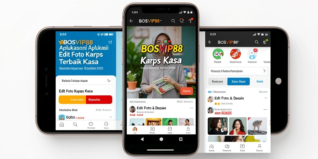 Antarmuka pengguna BOSVIP88 saat mengedit foto kertas kaca.