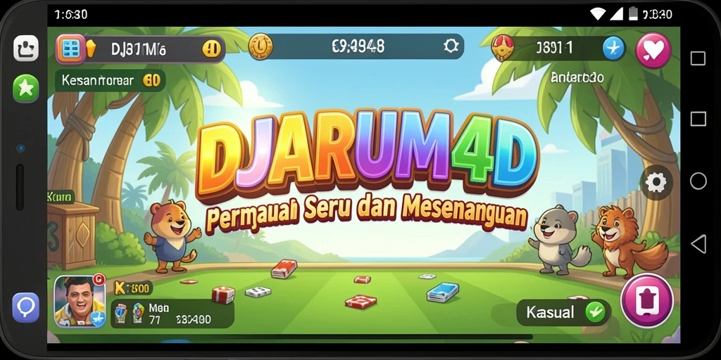 Tampilan antarmuka game DJARUM4D yang cerah dan menarik.